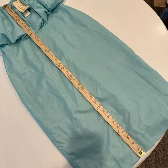 NWT Let Me Be Anthropologie Slim Bubble Dress Hawaiian Blue Size Medium - Picture 11 of 12